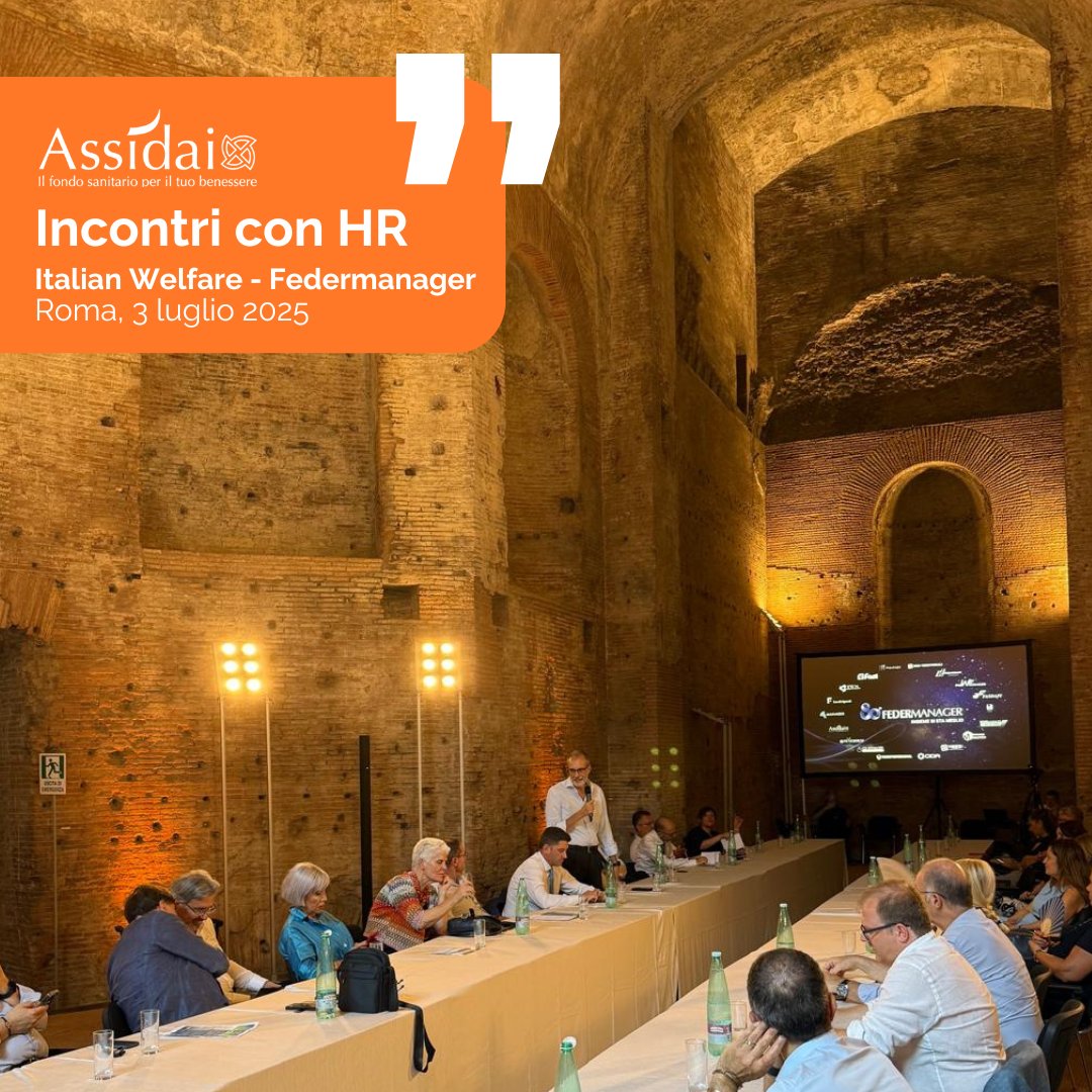 Assidai (@assidai) on Twitter photo 🎯 Costruire nuova consapevolezza sul valore del welfare integrativo. Con questo spirito, Assidai ha partecipato all'ultima tappa di Incontri con gli HR tenutasi a Roma. Un ciclo di appuntamenti promosso da <a href="/Federmanager/">Federmanager</a> e dall'osservatorio <a href="/ItalianWelfare/">Italian Welfare</a> 🎯 Costruire nuova consapevolezza sul valore del welfare integrativo. Con questo spirito, Assidai ha partecipato all'ultima tappa di Incontri con gli HR tenutasi a Roma. Un ciclo di appuntamenti promosso da <a href="/Federmanager/">Federmanager</a> e dall'osservatorio <a href="/ItalianWelfare/">Italian Welfare</a>