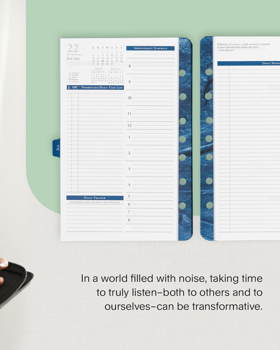 franklinplanner's tweet photo. A planner isn’t just a place to jot down tasks; it’s a space where your priorities speak and your values are heard.
#franklinplanner #planner #franklincovey #planneraddict #functionalplanning #plannercommunity #plannerlife #functionalplanner #plannerinspiration #listencloser https://t.co/7A0pdTaeR5