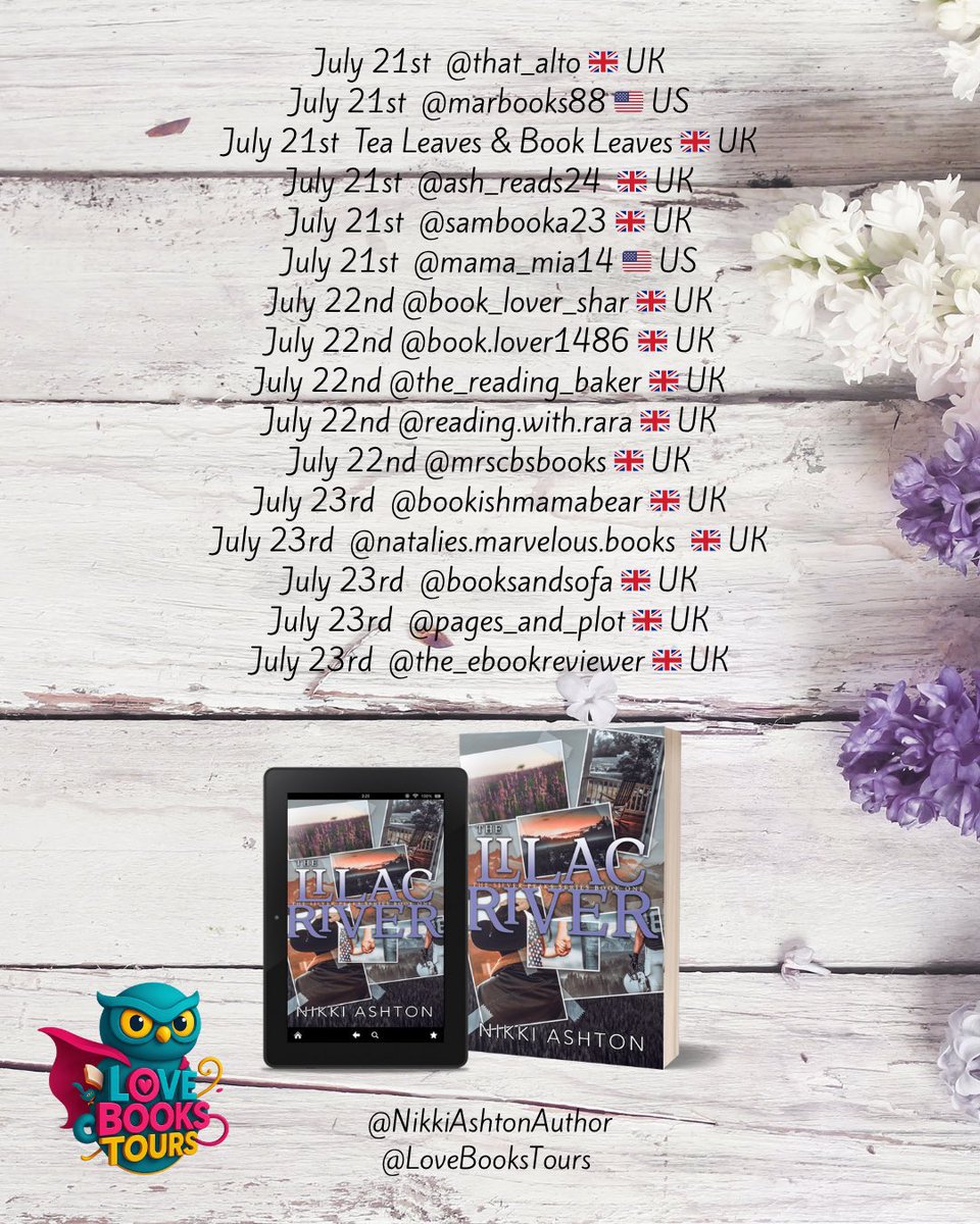 emma fitzgerald (@fitzgerald631) on Twitter photo Tea leaves and Book leaves: The Lilac River by Nikki Ashton tealeavesandbookleaves.blogspot.com/2025/06/the-li… Thank you @NikkiAshtonAuthor @LoveBooksTours for letting me part of this tour and reviewing this book. Tea leaves and Book leaves: The Lilac River by Nikki Ashton tealeavesandbookleaves.blogspot.com/2025/06/the-li… Thank you @NikkiAshtonAuthor @LoveBooksTours for letting me part of this tour and reviewing this book.