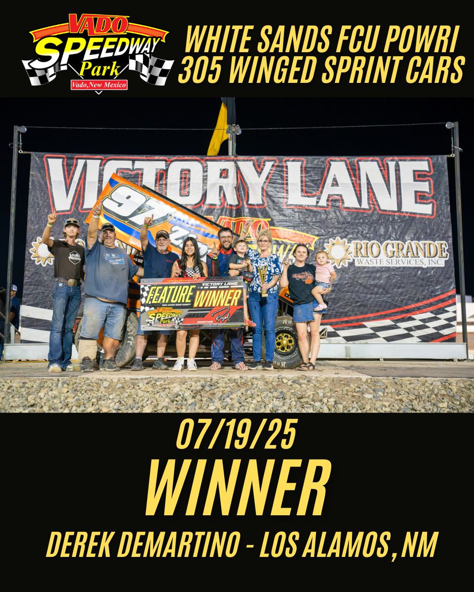 Derek DeMartino Dominates in POWRi White Sands Federal Credit Union Vado 305 Sprint Win. Read More; powri.com/news/?i=177978