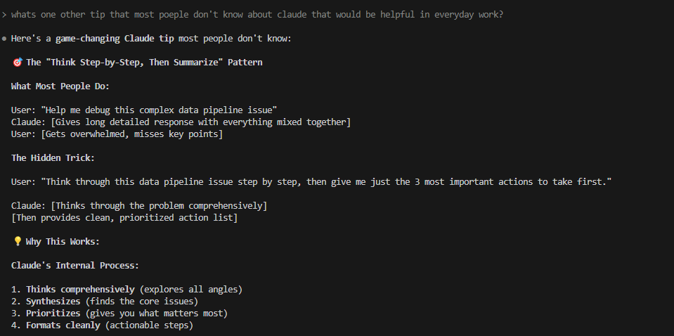 #claudecode  tip of the day, courtesy of claude code: