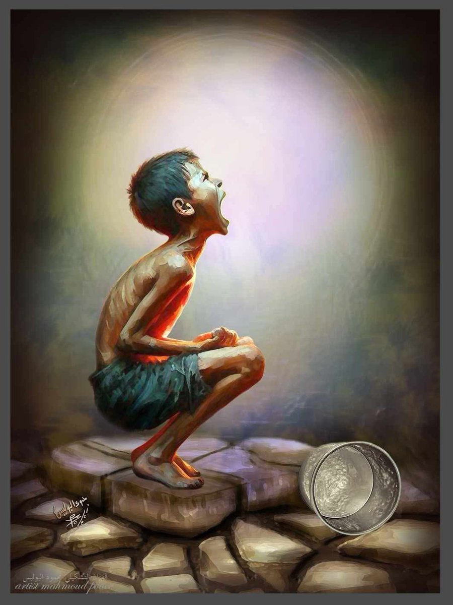 Sami0755's tweet photo. #GazaStarving
هُم يتضوَّرون جُوعًا لِلرَّغيف
ونحْن نَتَضوَّر جُوعًا لِلْكرامة
ونحْن نَتَضوَّر جُوعًا لِلْإنْسانيَّة
نحْن نَتَضوَّر جُوعًا لِلضَّمِير ..
They are starving for bread.
We are starving for dignity.
We are starving for humanity.
We are starving for conscience. https://t.co/YNSVKcSMjf