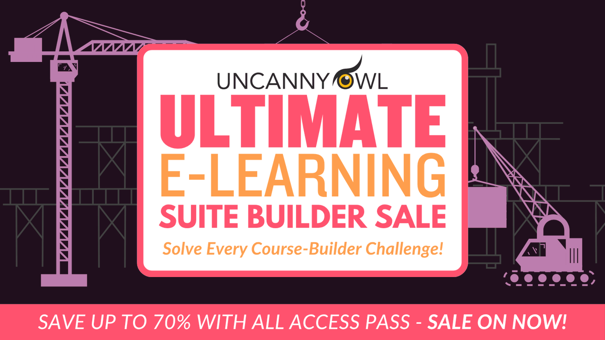 🔧 Building a LearnDash site? You'll love this!  
Our All Access Pass sale is on now.
✅ 30+ Toolkit Pro modules
✅ Advanced reporting &amp; analytics
✅ Front-end learner management
✅ Custom enrollment codes
✅ CEU tracking &amp; certificates
Save over 70% 👉 uncannyowl.com/all-access-pas…