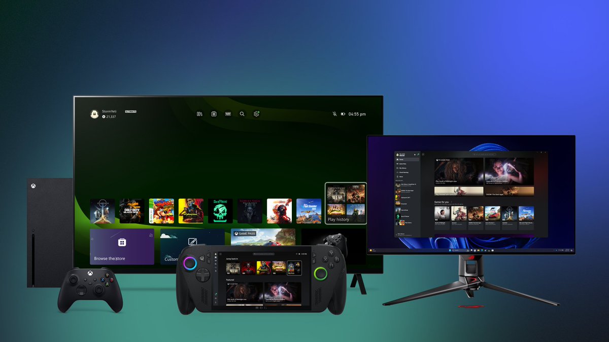 klobrille's tweet image. Synchronized Play History is getting added to Xbox.
While the large tiles highlight games you’ve recently played on your current device, the play history shows games you’ve played across any Xbox device (Console, Xbox PC, Handheld, Cloud).
news.xbox.com/en-us/2025/07/…