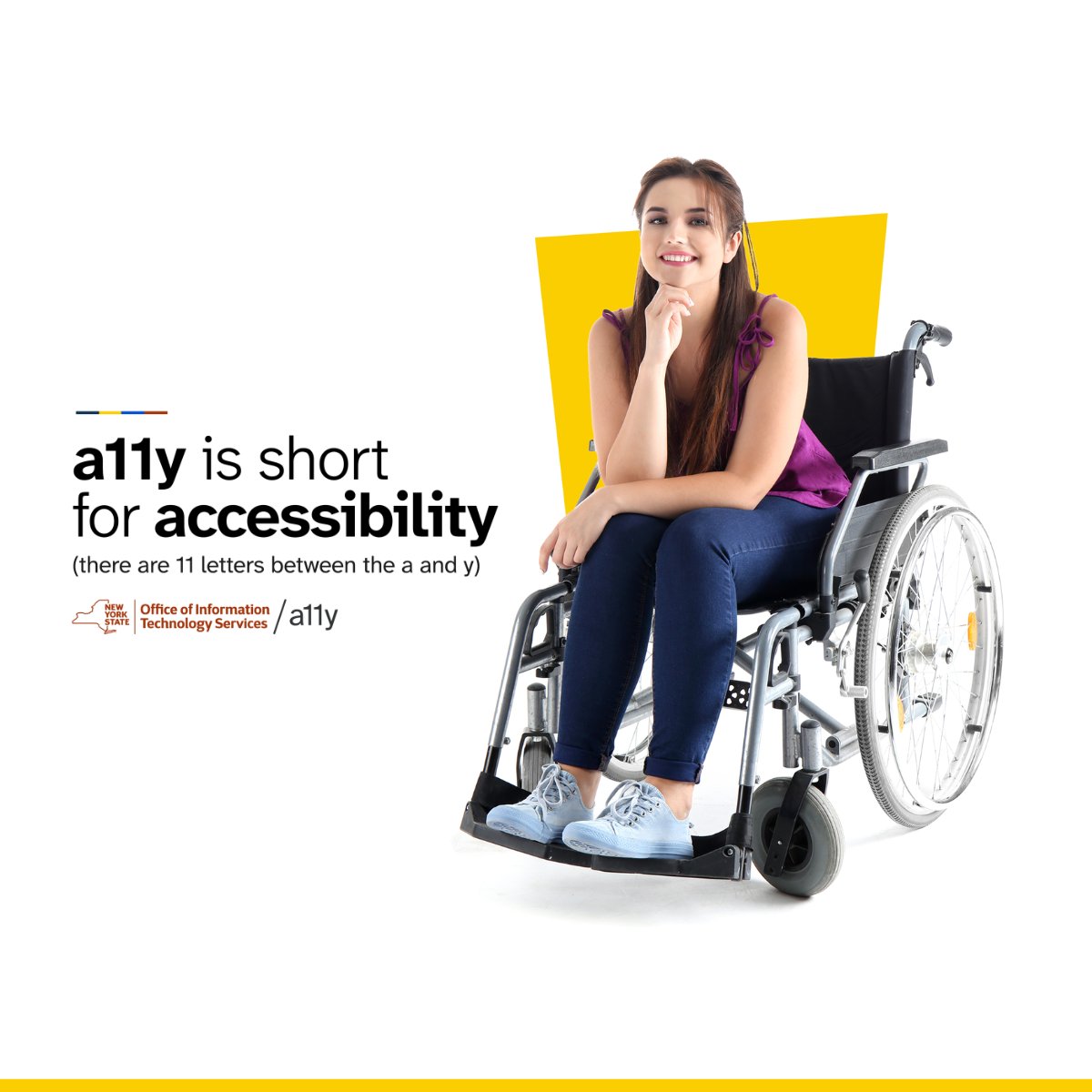 NYSCXO's tweet image. Did you know that #a11y is a commonly used shorthand for #accessibility? It also represents a community of people working to make apps, sites, and forms inclusive from the start.
We're happy to join @NYSITS in celebrating 35 years of the Americans with Disabilities Act! #ADA35