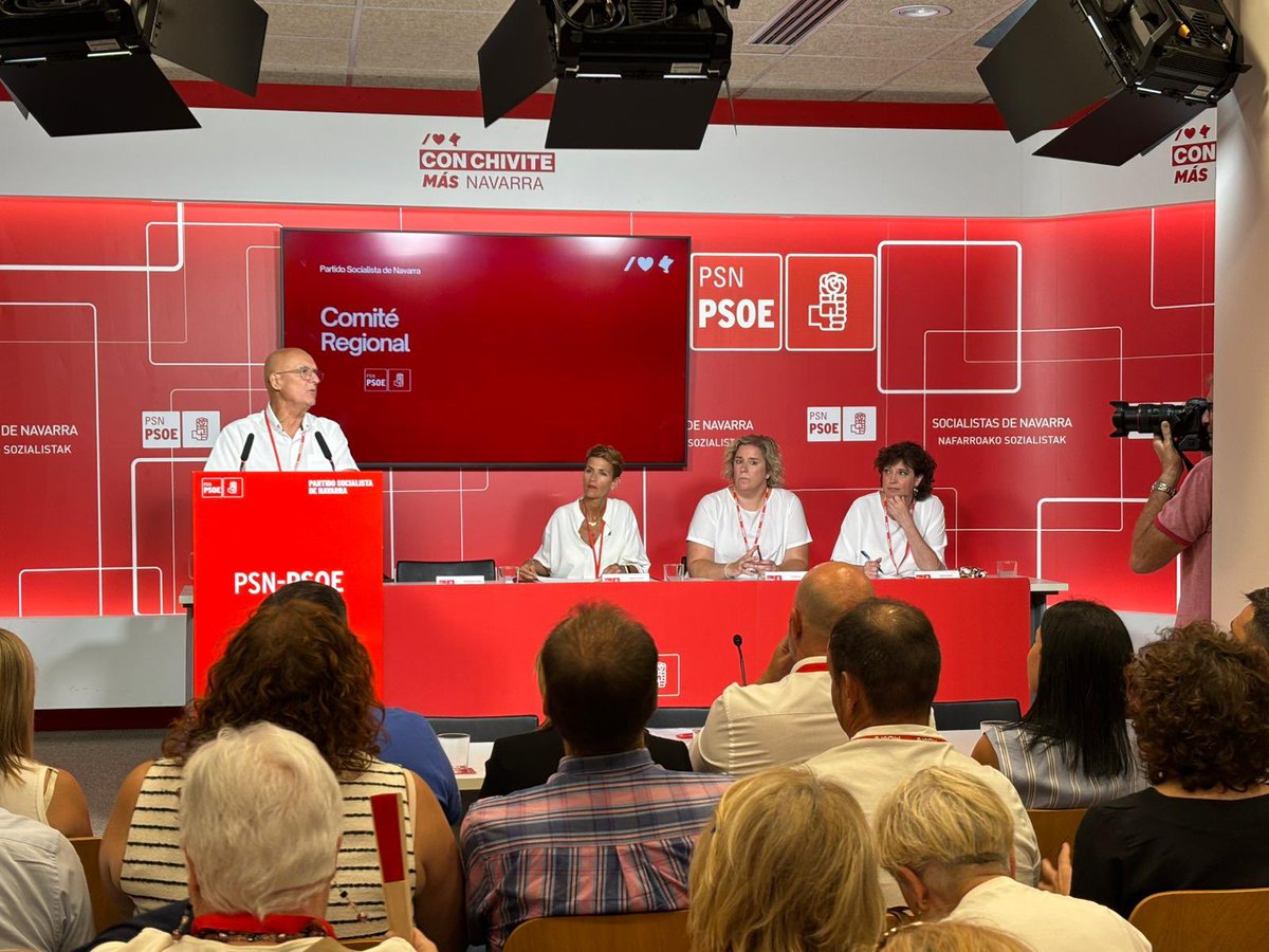 🌹¡Arranca el Comité Regional del Partido Socialista de Navarra! 

✊¡Compromiso, ilusión, honestidad y futuro para nuestra tierra!

#ComitéRegional #Navarra