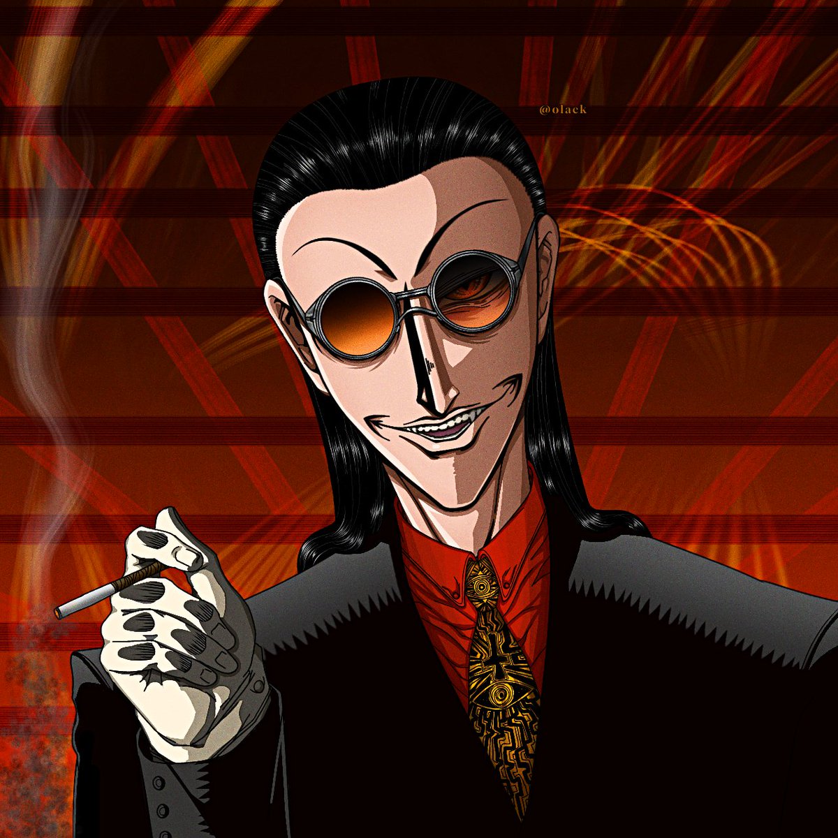 olack553969's tweet image. Riocard in Gonzo style🚬
#Hellsing #alucard