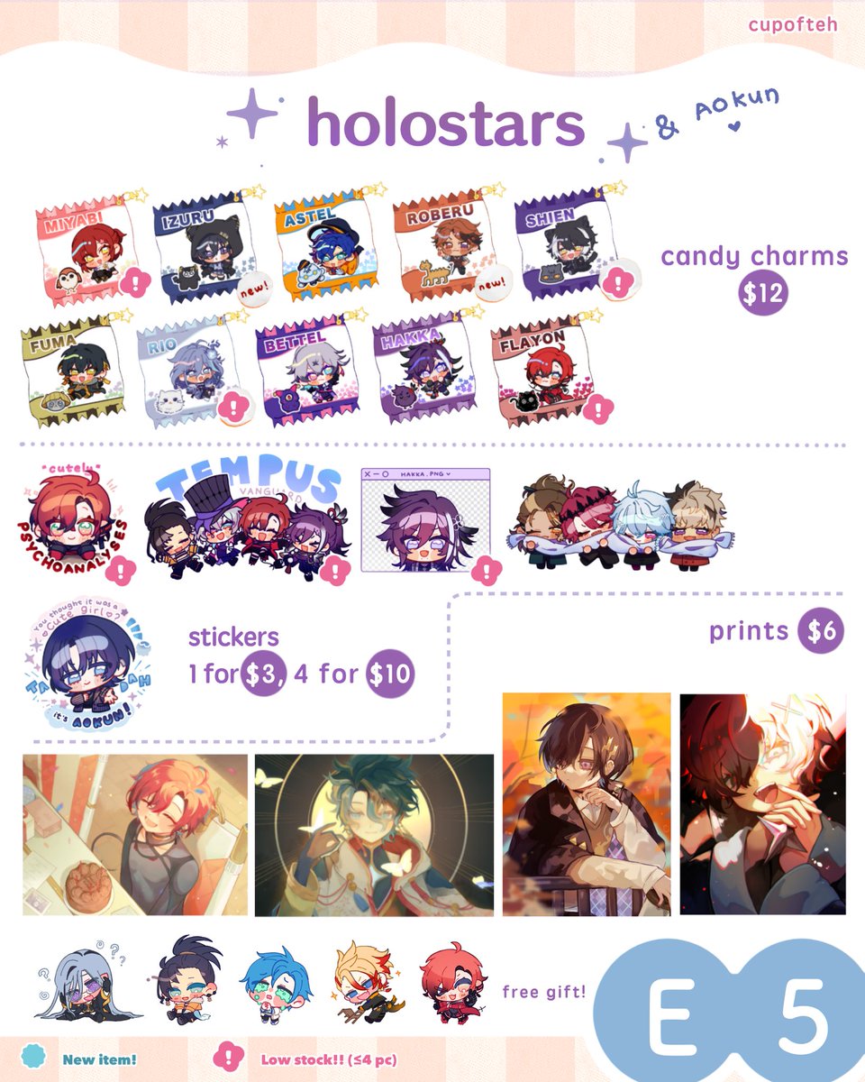 nyonsense's tweet image. Hi!!! I’m boothing at #afacsfsg25 at booth E5!! My first time solo booth so please drop by and say hello 🥺🥺🫶 im very nervous
(1/2)
#afacsf25 #afacsf25catalogue