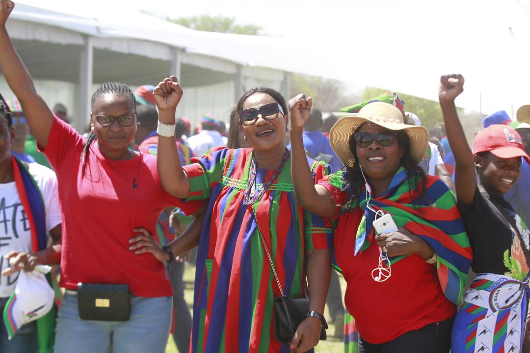 SWAPOPRESIDENT's tweet image. "We are too many to be defeated" Comrade Nangolo Mbumba