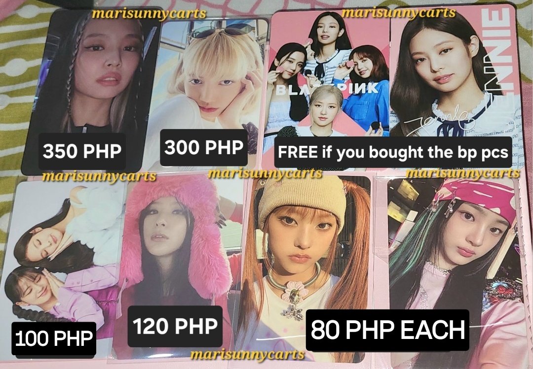 marisunnycarts's tweet image. ✧WTS LFB PH✧
THE BOYZ / BLACKPINK / RED VELVET / NEW JEANS  
&amp;gt; SEE PRICE at the pics +PF &amp;amp; SF

- onhand, good condi 
- RFS: decluttering 

💵Gcash [PAYO/1 week reserv] 
🚚ggx/j&amp;amp;t/sdd
📍lpc, mm 

Reply/PM to claim!
#marisunnycartsSELLS 🛒