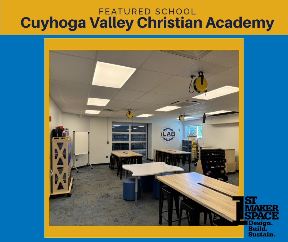 Featured School Spotlight: CVCA
Read more here: 1stmakerspace.com/blog/empowerin…