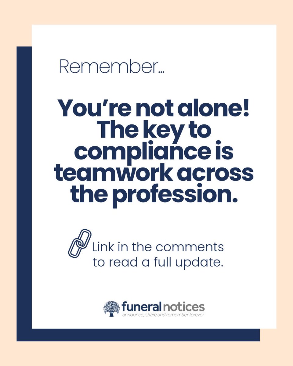 ⚠️ The Fuller Inquiry recommendations will herald further regulatory change in the funeral profession. But is your business ready to respond? 

Check out our latest blog, written in partnership with Funeral Manager Ltd. 

🔗 Read full blog: ow.ly/Y16C50WsHK9