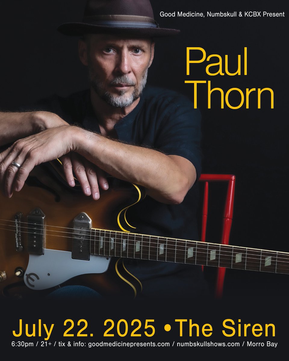 GoodMedicine805's tweet image. Bluesy roots rocker Paul Thorn hits @TheSirenMB tomorrow July 22nd! Snag tickets now while you can: tickets.goodmedicinepresents.com/e/paul-thorn-3
@NumbskullShows #goodmedicine #thesiren #morrobay