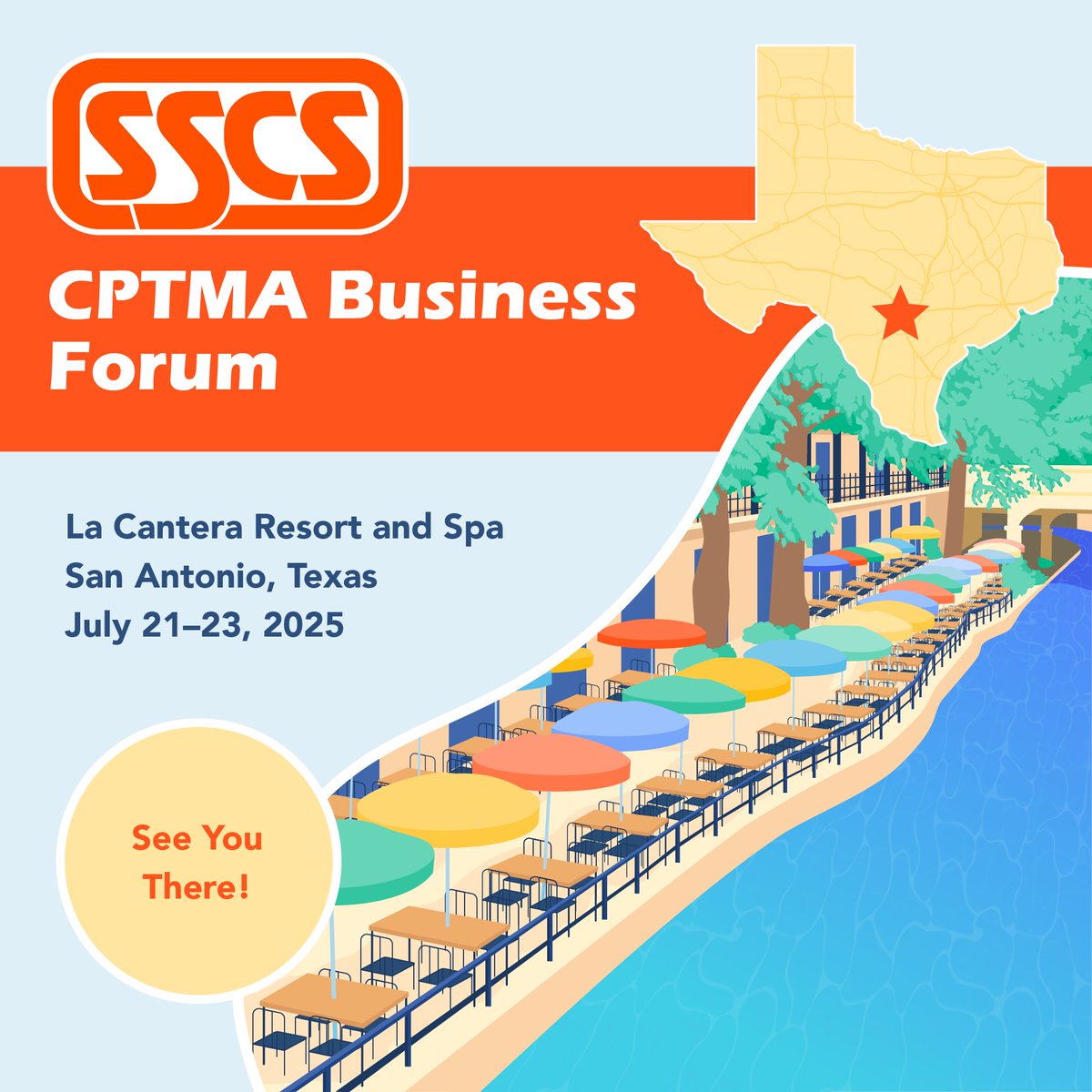 It's a busy week on the road! SSCS will be attending the CPTMA Business Forum in San Antonio, TX. See you there!
