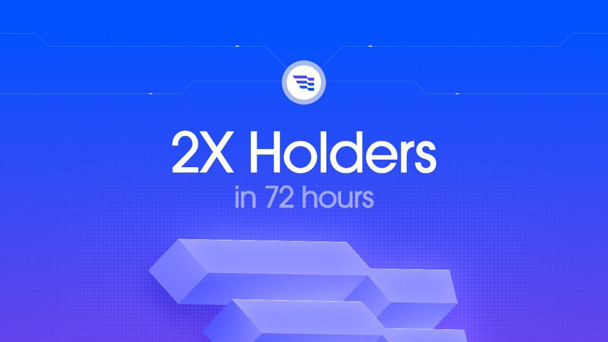 EpicOnChain's tweet image. $EPIC just doubled its holder base in the last 72 hours. 🔵
A clear signal of accelerating ecosystem momentum, with creators, gamers, and onchain activity all surging at once.
Expansion is underway. Growth is compounding.