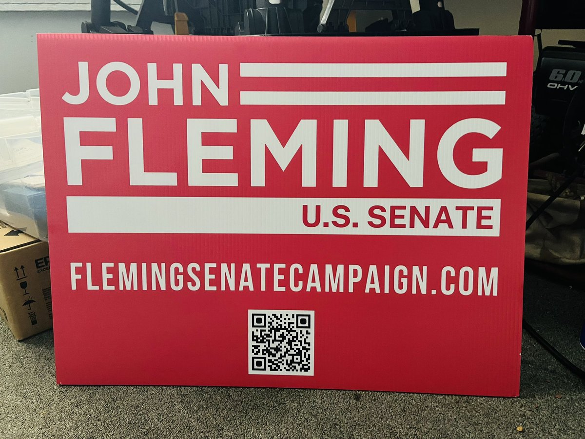 <a href="/fleming4senate/">John Fleming, MD</a> 
I’m excited!! Let’s Geaux! 🎉
Elections matter. MAGA! 🇺🇸