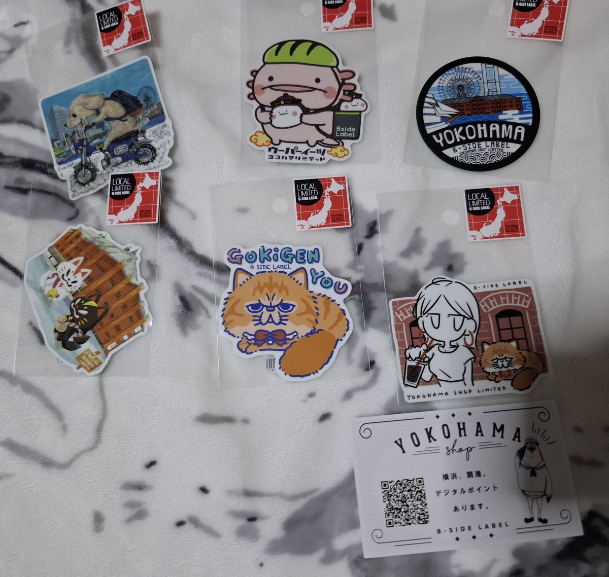 te_chi0cha's tweet image. と、関東に戻りがてら…ねこメダルを確保してなかった鎌倉&横浜へ行きつつ、原宿でじゃんけんしてきましたがアイコ連発してからの惨敗でした(;∀;)ついでに横浜新作と各店でエキパも補充!
#ビーサイドレーベル
#bsidelabel
#エキサイティングパック