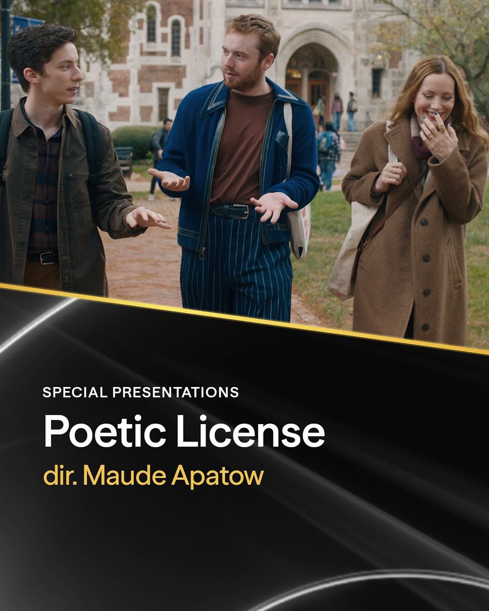 maudescat's tweet image. maude apatow’s poetic license will premiere at toronto film festival!!!