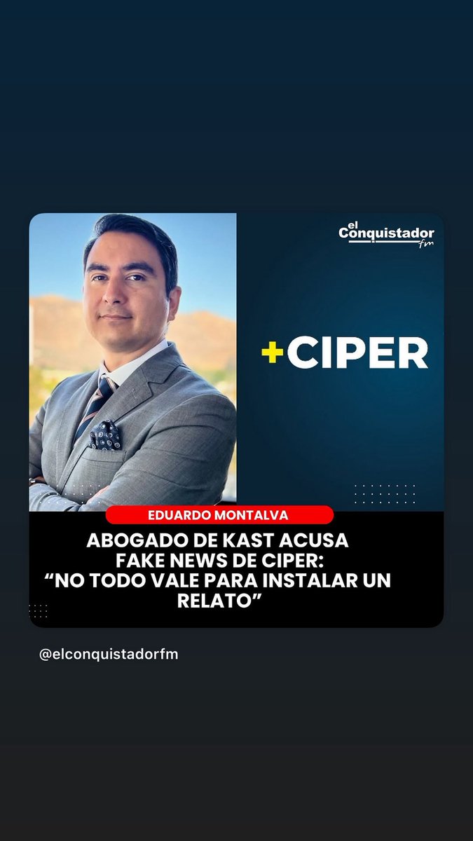 ¡Basta de mentiras! Nunca he sido condenado. fui sobreseído definitivamente en 2018: el hecho NO CONSTITUYÓ DELITO. #FakeNews  

📻 Fuente: @elconquistadorfm
🔗 instagram.com/p/DLpsuRcMbM9/…