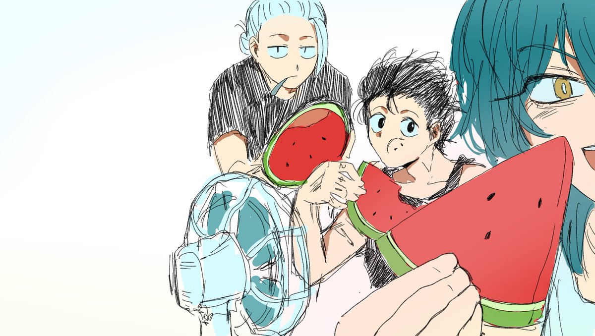 02kiuro's tweet image. 🍉💦
