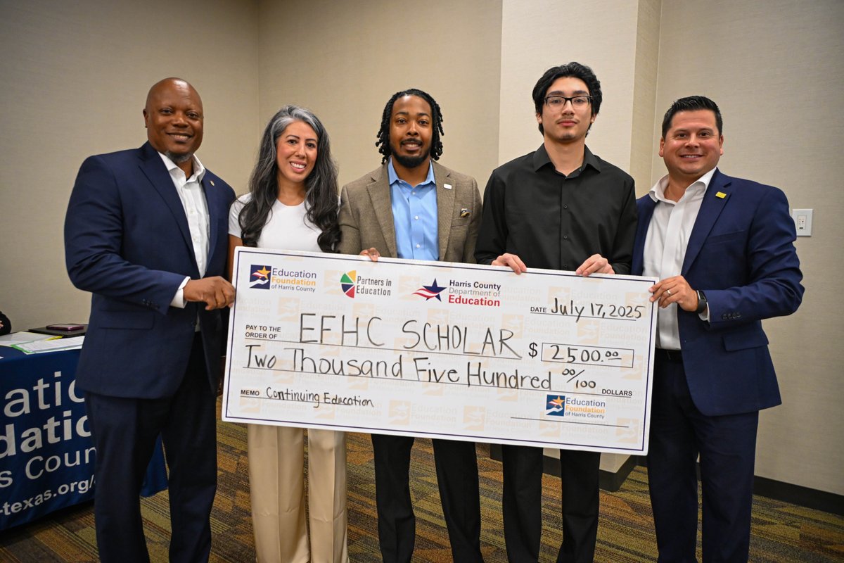 Harris County Department of Education (@hcdetx) on Twitter photo 🎓 The <a href="/EduFoundHC/">Education Foundation of Harris County</a> awarded $32,500 in scholarships to students taking nontraditional paths like trade school, certification programs and community college. These students aren’t just chasing degrees—they’re chasing purpose. Read their story: blog.hcde-texas.org/2025/07/17/edu… #SeetheImpact 🎓 The <a href="/EduFoundHC/">Education Foundation of Harris County</a> awarded $32,500 in scholarships to students taking nontraditional paths like trade school, certification programs and community college. These students aren’t just chasing degrees—they’re chasing purpose. Read their story: blog.hcde-texas.org/2025/07/17/edu… #SeetheImpact
