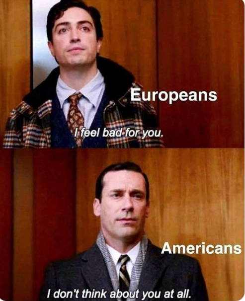 AlexBasedXx2's tweet image. Ok, it took 60+ years, but a comment about European tourists has finally entered the chat...
