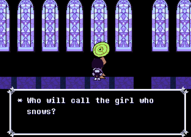 DINOSAURIA666's tweet image. i recently realized there's probably a connection between those two lines
Who will call the girl who snows? Heaven will.