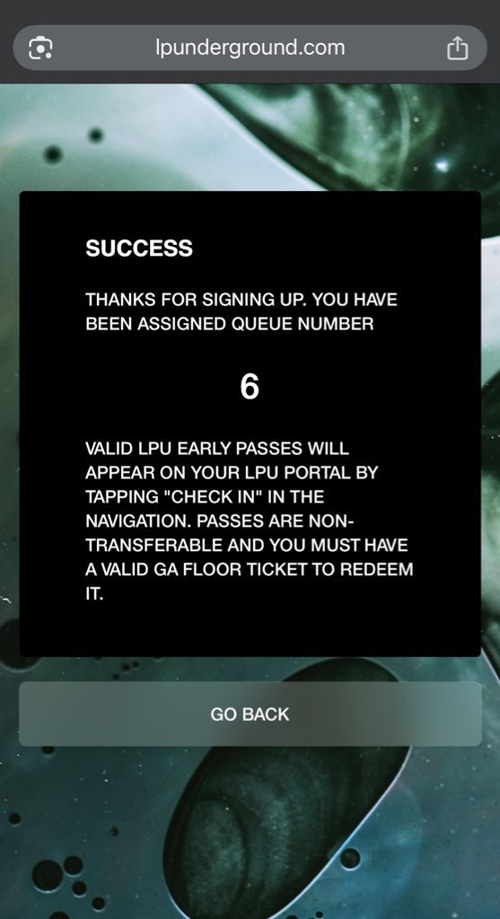 lpindiau's tweet image. We are over the moon! Lock in, it’s about to be a FANTASTIC tour!! ❤️
How did everyone else do?
Thanks @lpunderground for making this process so incredibly smooth for fans.
See you all!
#LinkinPark