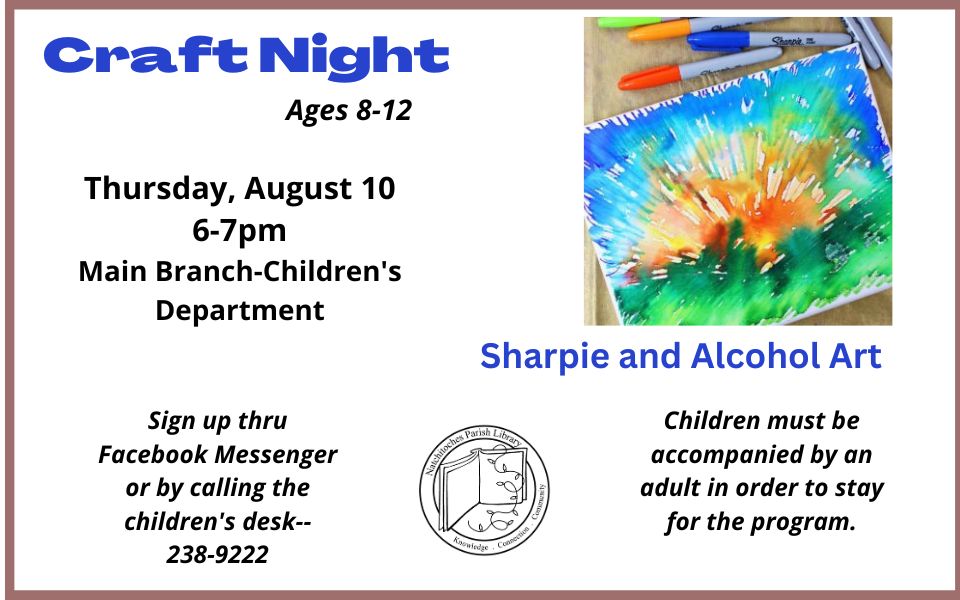 NatchParishLib's tweet image. NPL Children&apos;s August Newsletter - mailchi.mp/e0a691af58ae/u…