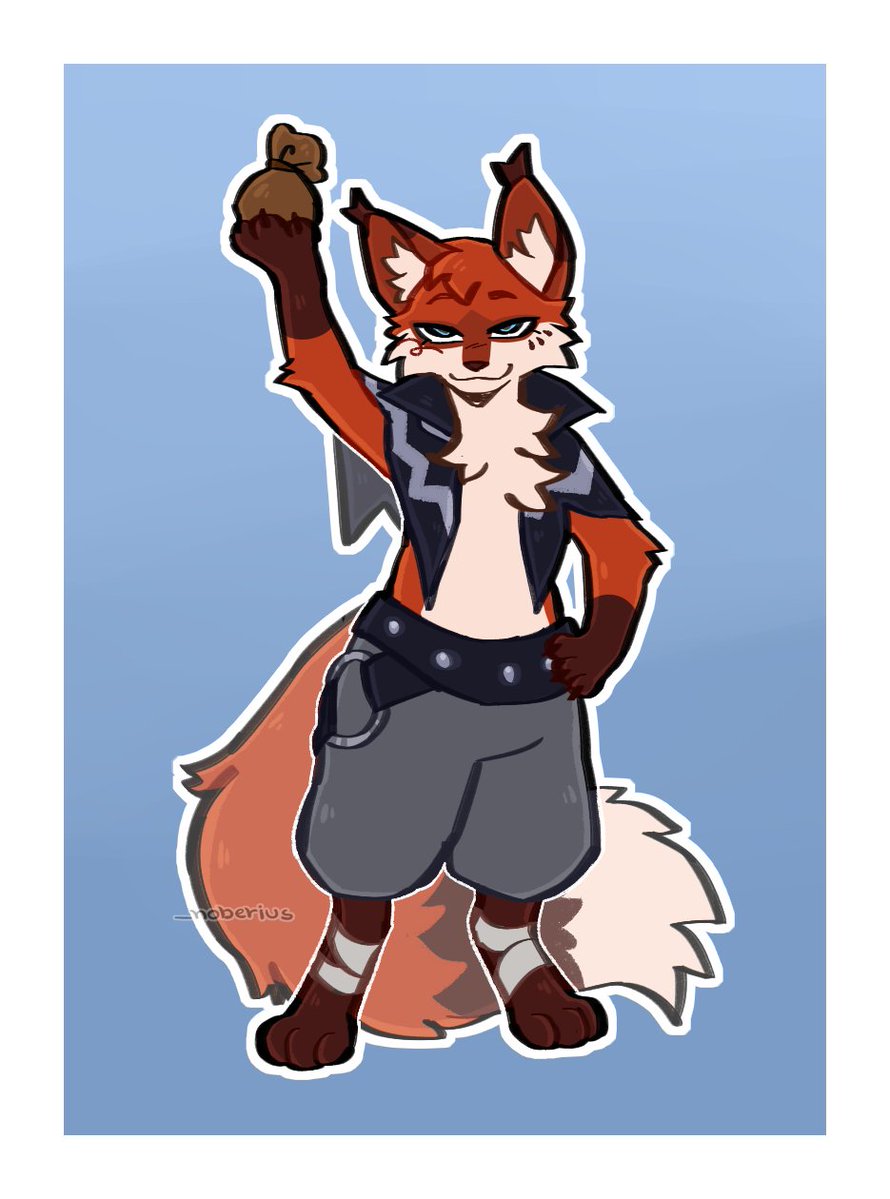 _noberius's tweet image. attack for @Jack0boii! &lt;33
#artfight2025 #teamfossils