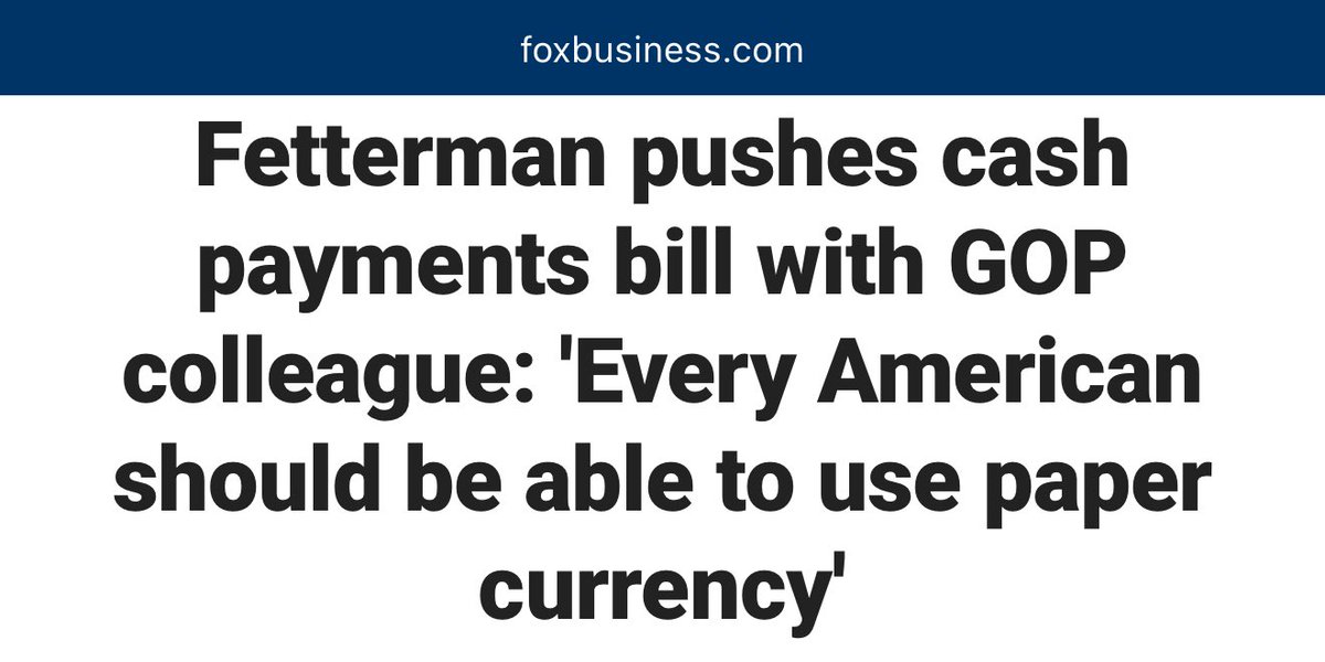 SenFettermanPA's tweet image. You work hard for your money. You shouldn’t be limited on how to spend it.
foxbusiness.com/politics/fette…