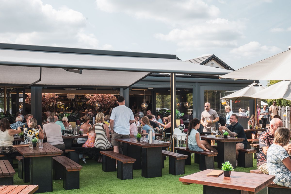 The weather might keep us guessing, but when it’s good, you know where to find us! 🍹☀️

Grab your after-work drink or bring the kids for a school holiday treat &amp; make the most of the sunny spells while they last.😎

#seizethesun #beergarden #cherrytreeblackrod