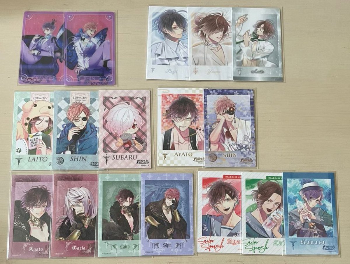ディアラバ スバル メッセージ入り クリアカード 期間限定お買い得商品 | 通販 DIABOLIK LOVERS K | メッセージ
