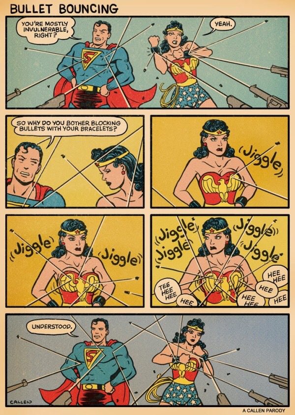 UNDERCOVERCOMI's tweet photo. COMICS FUN 😁 SUPER WONDER
#superman #wonderwoman #comicsfun #comicslol https://t.co/rJOK0Jjx7Z