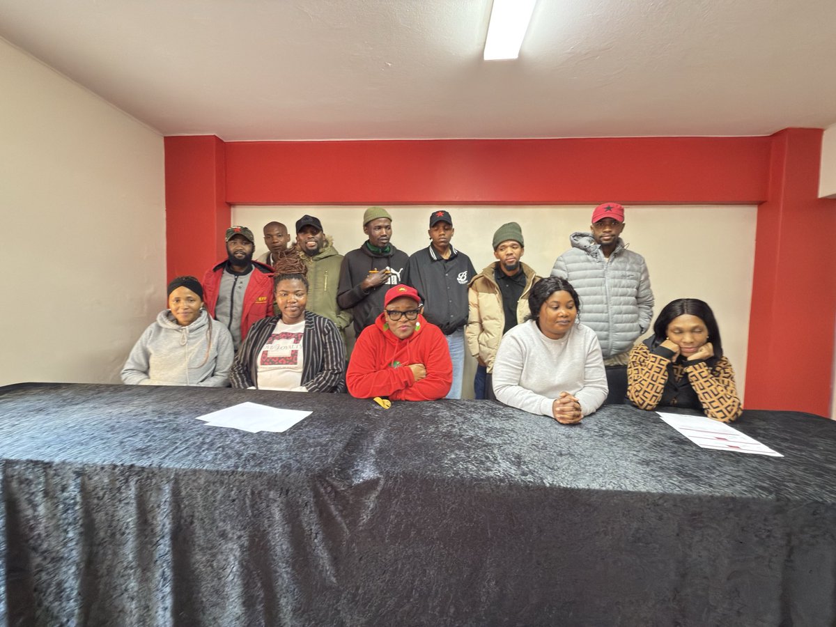 MathibeRebecca's tweet image. Proud of this dedicated capturing team, always ready to go the extra mile!!
#EFF12thAnniversaryRally