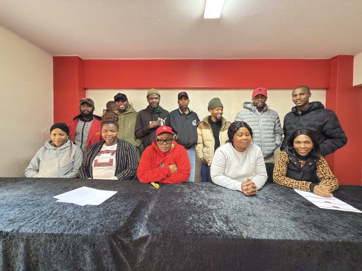 MathibeRebecca's tweet image. Proud of this dedicated capturing team, always ready to go the extra mile!!
#EFF12thAnniversaryRally
