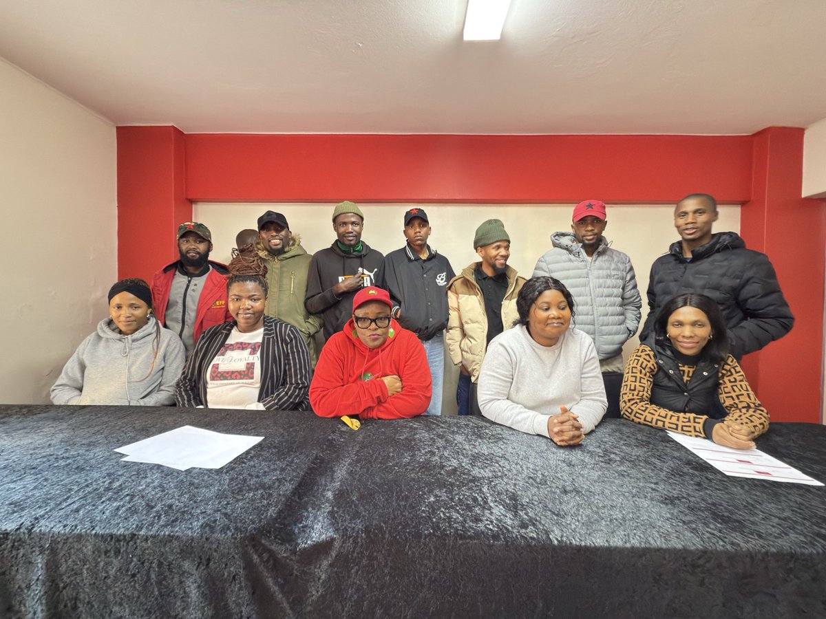 MathibeRebecca's tweet image. Proud of this dedicated capturing team, always ready to go the extra mile!!
#EFF12thAnniversaryRally