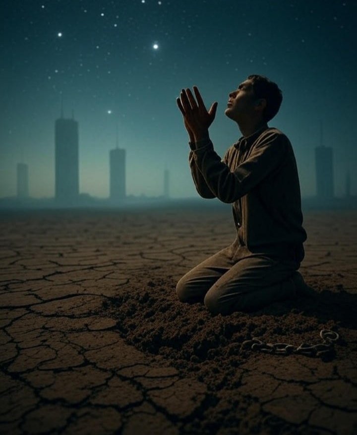 clarkkarmstrong's tweet image. They taught you to pray to a sky you’ll never reach, so you’d forget who owns the ground under your feet.