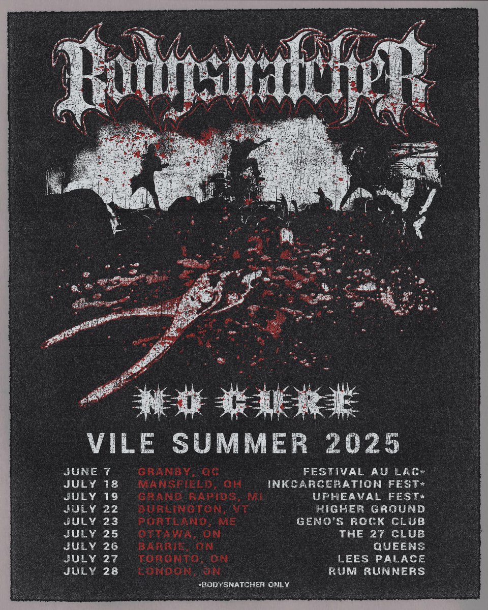 Super cool rock shows with <a href="/nocurexxx/">NO CURE XXX</a> start tomorrow!