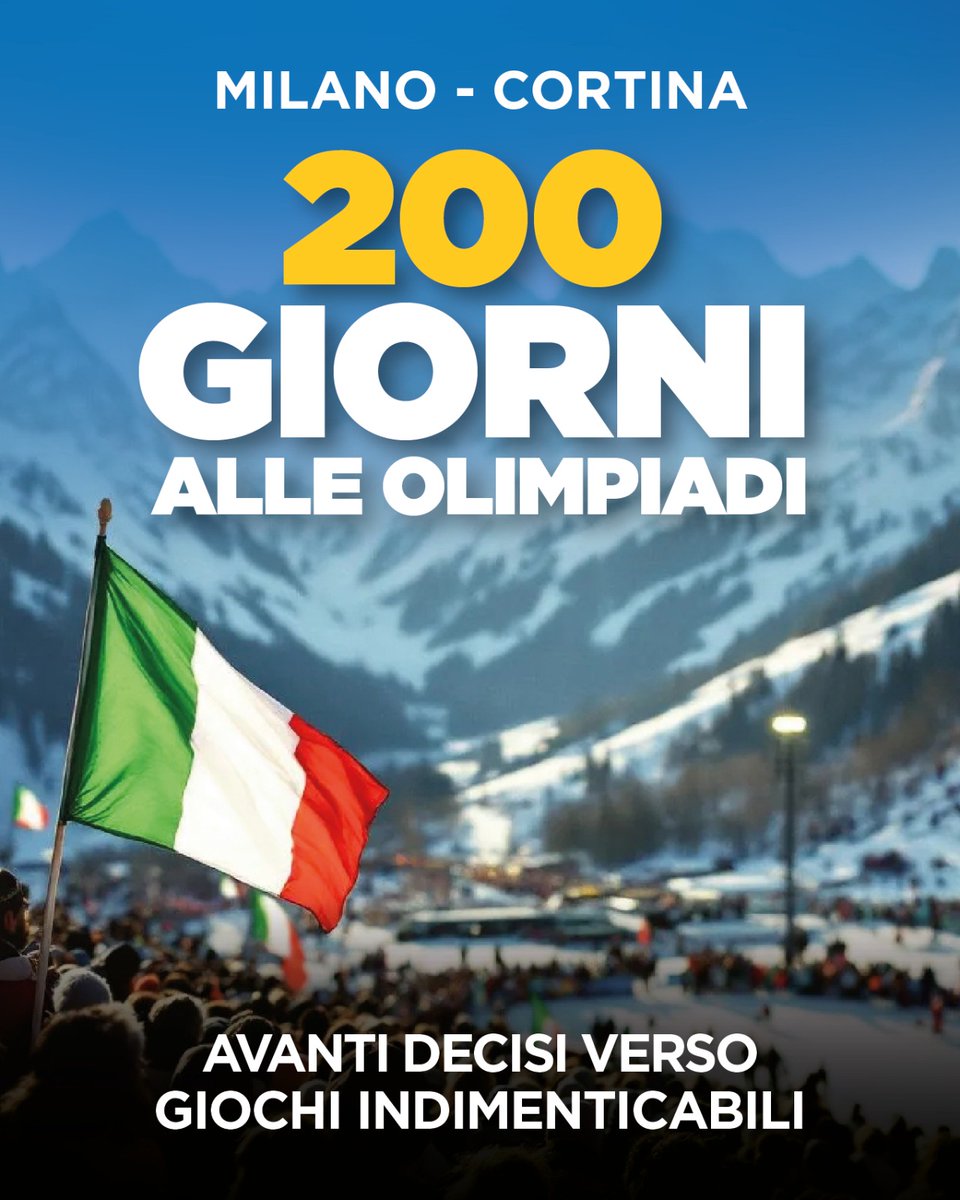 matteosalvinimi's tweet image. Dopo decenni di troppi No, l’Italia deve tornare a sognare, correre, mostrarsi al mondo. Volere è potere!