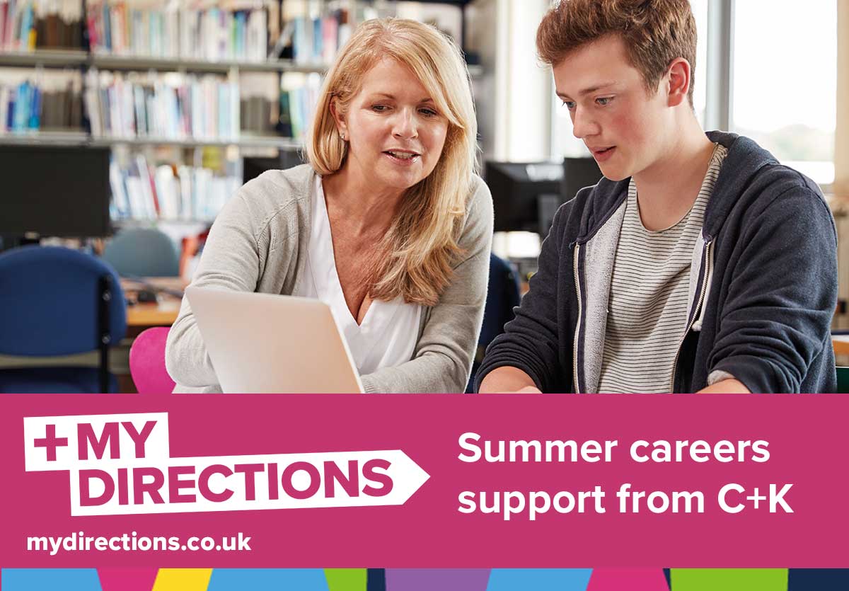 There’s lots of summer careers support available on MyDirections for young people who are thinking about their next steps, including information about GCSE and A level results days, careers events, vacancies and more ck.mydirections.co.uk

#calderdale #kirklees #careers