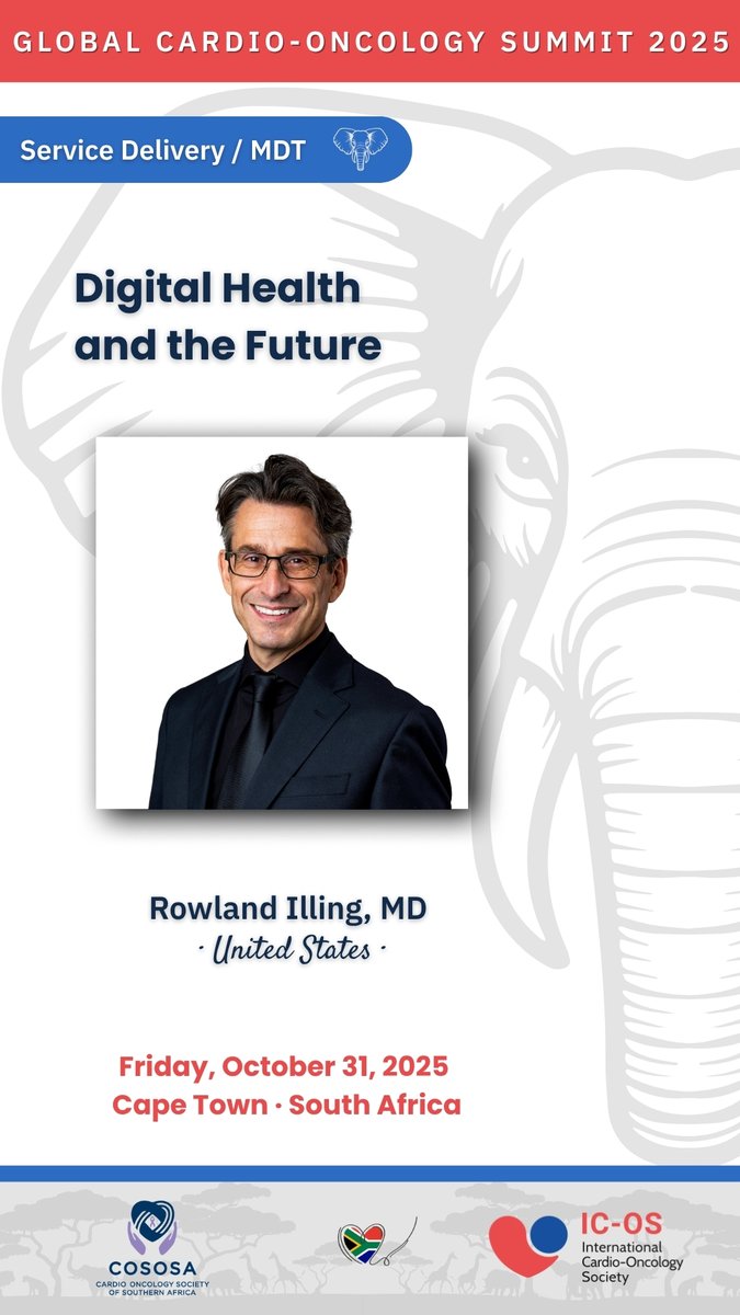 ICOSociety's tweet image. As technology continues to evolve, our ability to produce better outcomes advances.
At #GCOS25🇿🇦, @DrRowIlling (🇺🇸 US), Chief Medical Officer at @awscloud will discuss how advances in AI, the Cloud, and more will drive the future of healthcare.
Join us: tinyurl.com/72dnxrsp