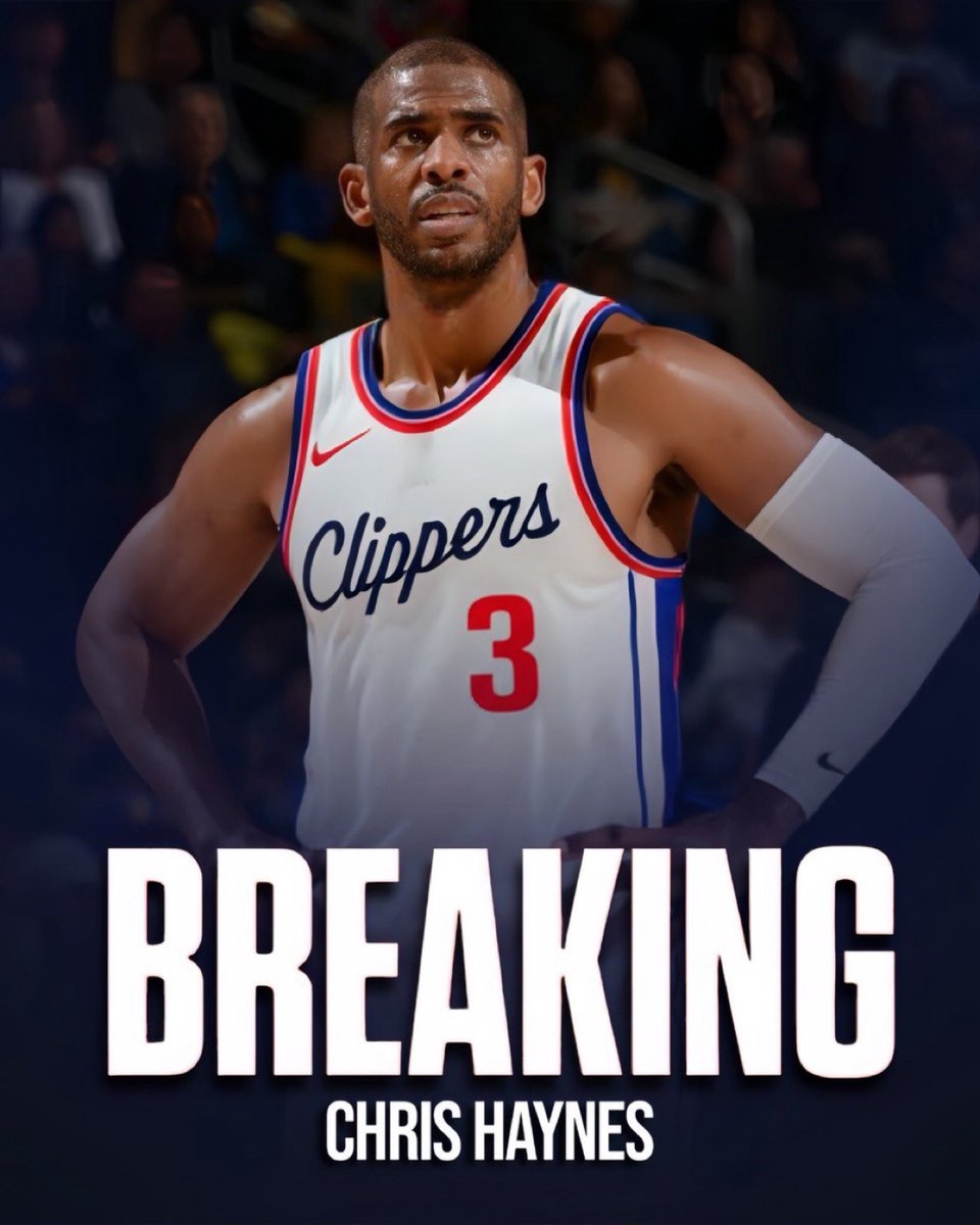 ChrisBHaynes's tweet image. BREAKING: Future Hall-of-Famer Chris Paul has reached an agreement to return to the Los Angeles Clippers on a one-year, $3.6 million deal, league sources tell me.