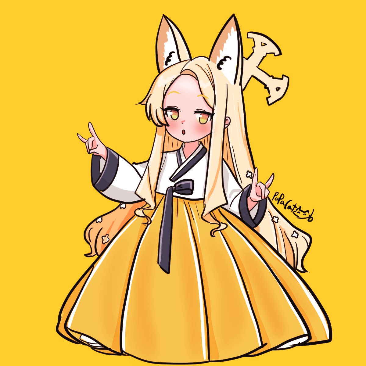 papacat0737's tweet image. #블루아카이브 #ブルアカ #百合園セイア #YurizonoSeia
I drew Yurizono Seia in a hanbok! Doesn’t she look just like a lovely bride?