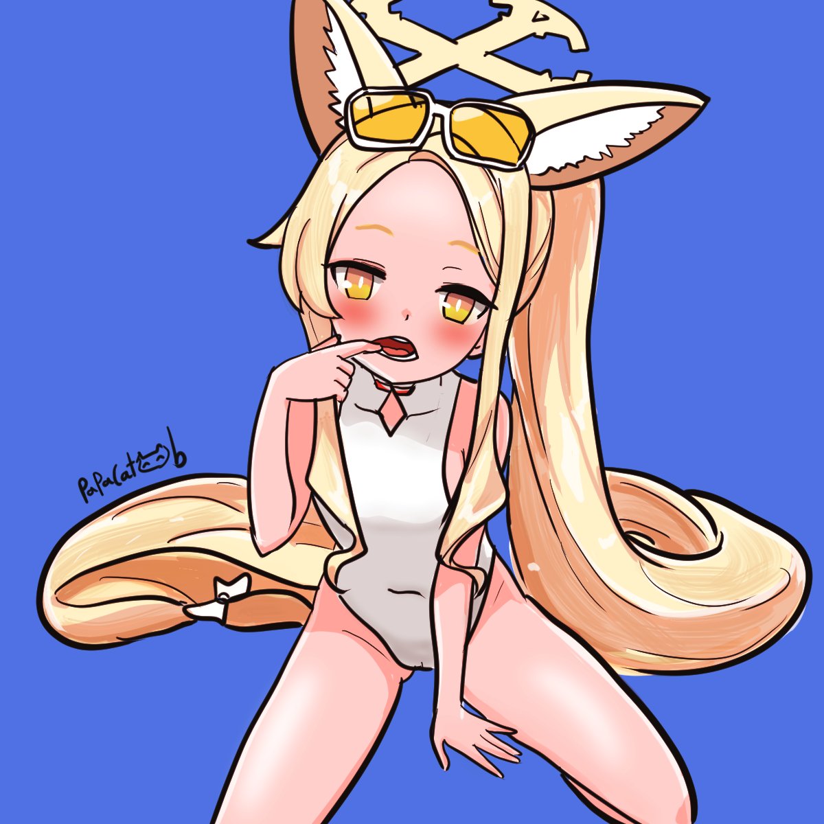 papacat0737's tweet image. #블루아카이브 #ブルアカ #百合園セイア #YurizonoSeia
I drew Yurizono Seia in a swimsuit! She looks just like a gorgeous little fox, doesn’t she?