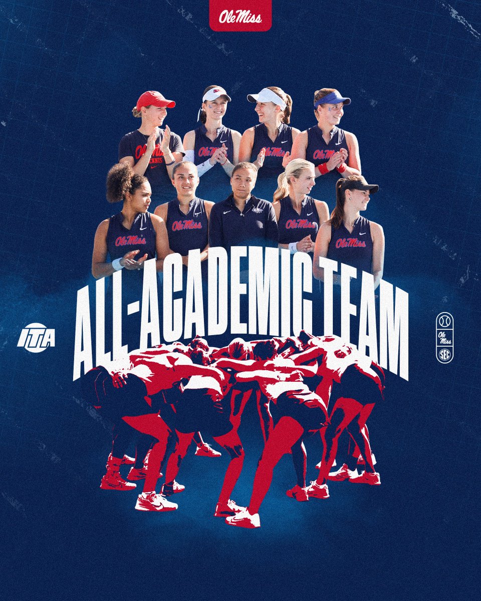 Crushed it on the courts and in the classrooms 👏

We've been named an ITA All-Academic Team for the 27th time in 29 years!

🔗 rebs.us/44YzWf6

<a href="/ITA_Tennis/">ITA</a> | #HottyToddy