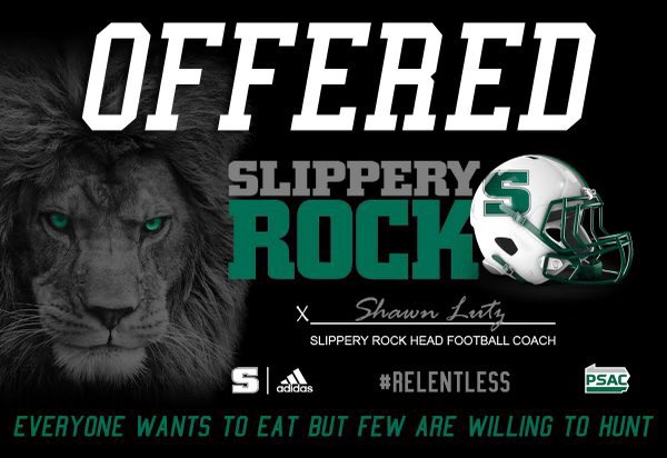 After a great phone call with <a href="/CoachCedWhit/">Ced Whitaker</a> ‼️ I am blessed to receive another offer from <a href="/SRURockFB/">Slippery Rock Football</a> ‼️ 
<a href="/CoachK_TX/">Jeff Komaromi</a> <a href="/_pauljbutler/">Paul Butler</a>