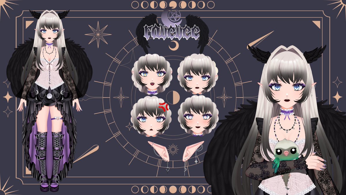 raavevee's tweet image. Welcome birdies! I’m Ravevee or Raven! I am a Primordial gothic angel vtuber, I play a variety of games on stream! I I hope you all can drop by the nest for a bit! 🪽⛓️
twitch.tv/ravevee
