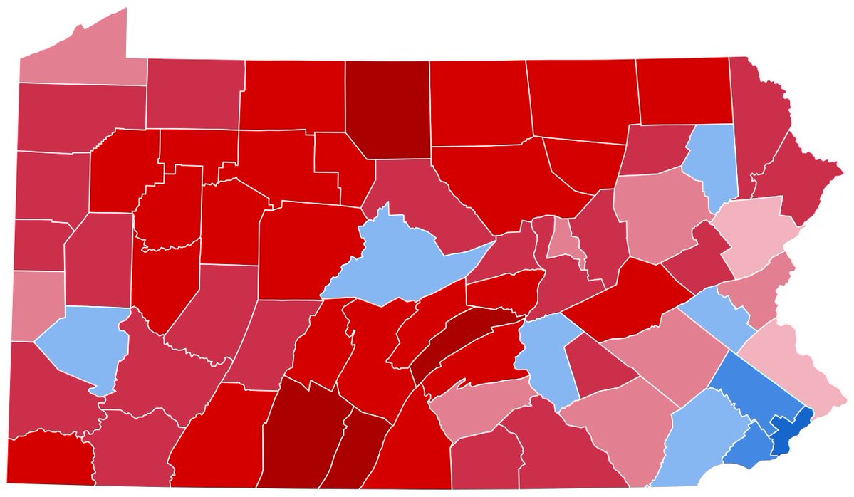 RedEaglePatriot's tweet image. 🚨 PENNSYLVANIA VOTER REGISTRATION UPDATE (7/15-7/21)
🔴 R+6.6K
Active Dem Voter Lead is down to 67K, Dem total lead was ~900K in 2016 ‼️
