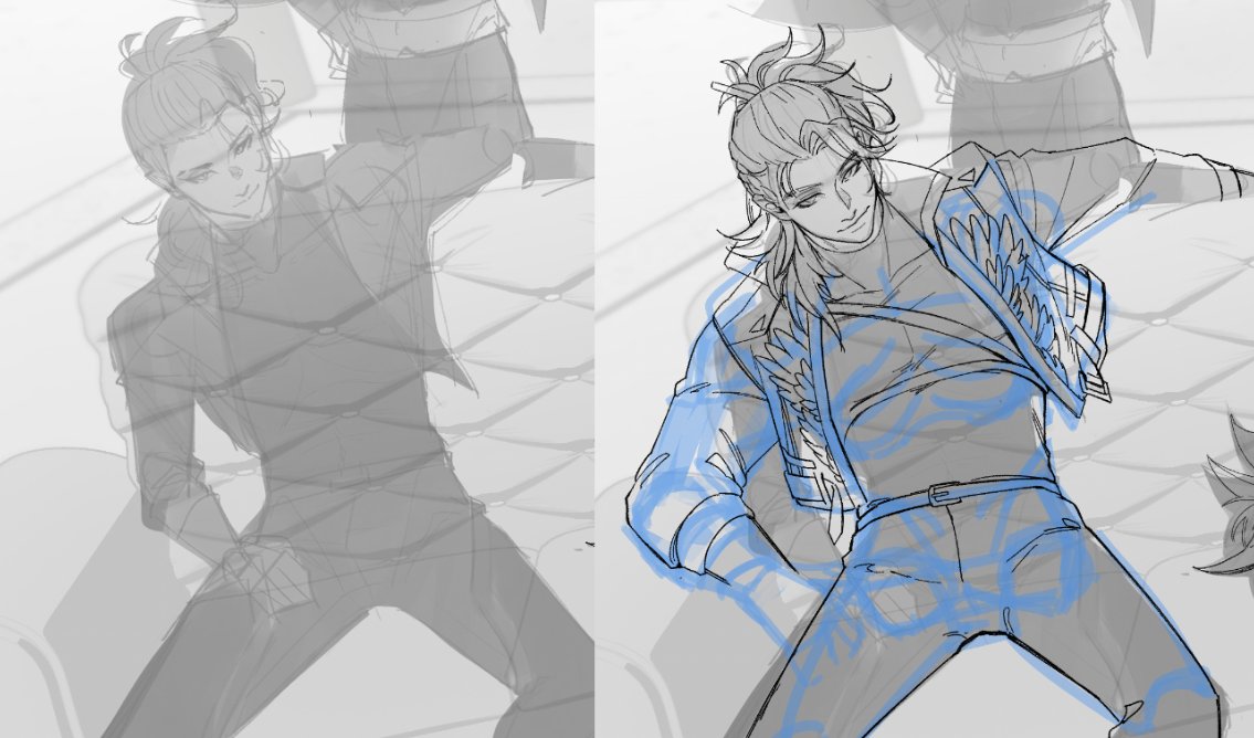 glad am improving... 
manage to do him justice cause of it UwU